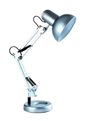 Светильник настольный на подставке Мелодия Света Е27 40Вт Серебро фото Светильник настольный на подставке Мелодия Света Е27 40Вт Серебро картинка